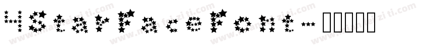 4 Star Face Font字体转换